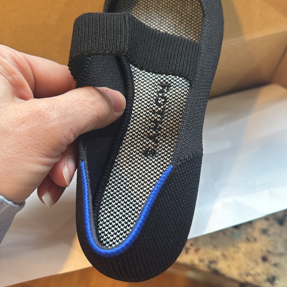 *NEW* ROTHYS THE POINT MARY JANE SIZE 5.5 BLACK IN BOX - Picture 6 of 11